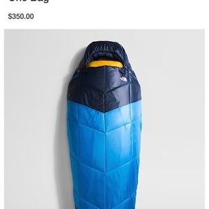 The North Face Navy and Sky Blue Sleeping Bag